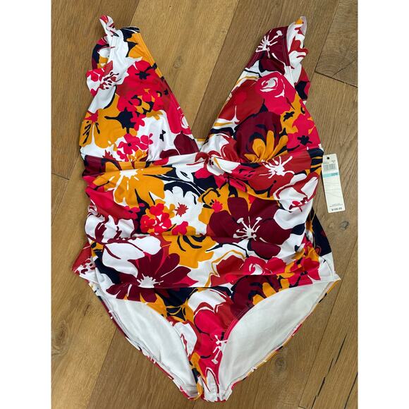 NWT Anne Cole Plus Size One Piece Bathing Suit - Picture 1 of 9